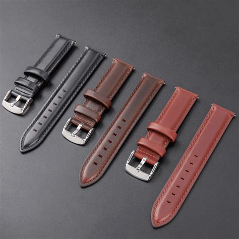 fake leather watch strap|high quality leather watch straps.